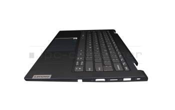 26P0299 original Lenovo clavier incl. topcase US (anglais) gris/bleu avec rétro-éclairage