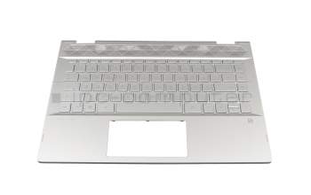 2B-BBJ08W603 original Primax clavier incl. topcase DE (allemand) argent/argent avec rétro-éclairage