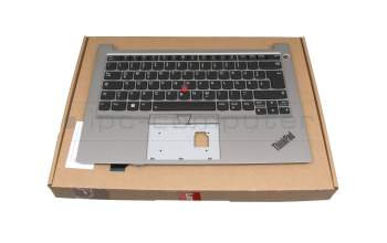 2H-BC8GML71221 original Lenovo clavier incl. topcase DE (allemand) noir/argent avec rétro-éclairage et mouse stick