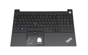 2H-BC9GML70121 original Lenovo clavier incl. topcase DE (allemand) noir/noir avec rétro-éclairage et mouse stick