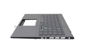 33UJ7TAJN10 original Asus clavier incl. topcase DE (allemand) gris/gris avec rétro-éclairage
