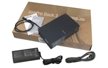 90NX0460-P00030 Asus SimPro Dock 2 Thunderbolt 3 réplicateur de port incl. 180W chargeur