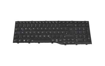 34084759 original Fujitsu clavier DE (allemand) noir/noir avec rétro-éclairage