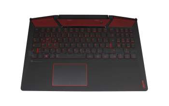 35051615 original Lenovo clavier incl. topcase DE (allemand) noir/noir avec rétro-éclairage