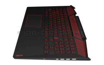 35051615 original Lenovo clavier incl. topcase DE (allemand) noir/noir avec rétro-éclairage