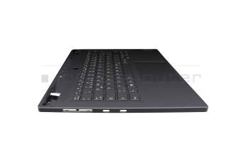 3680000147 original Lenovo clavier incl. topcase DE (allemand) gris/gris avec rétro-éclairage