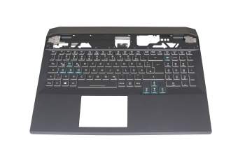 38F1PAM7601 original Acer clavier incl. topcase DE (allemand) noir/noir avec rétro-éclairage