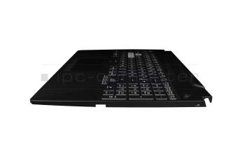3BBKXTAJN100 original Asus clavier incl. topcase DE (allemand) noir/transparent/noir avec rétro-éclairage