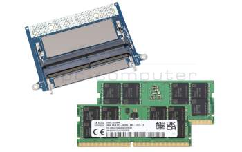 IPC-Computer DGCD05 mémoire vive 96GB DDR5-RAM CAMM (Dell) Kit adaptateur CAMM Hynix 5600Mhz 96GB