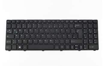 40043074 original Medion clavier DE (allemand) noir/noir brillant avec Windows 7 Layout