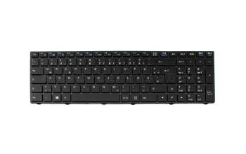 40068076 original Medion clavier DE (allemand) noir/noir abattue avec rétro-éclairage (N75)