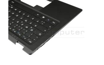 40069064 original Medion clavier incl. topcase DE (allemand) noir/noir