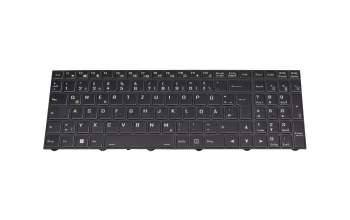 40081359 original Medion clavier DE (allemand) moir/blanc/noir abattue avec rétro-éclairage