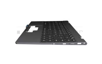 40083862 original Medion clavier incl. topcase DE (allemand) noir/gris avec rétro-éclairage