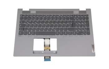 433.0K10H.0011 original Lenovo clavier incl. topcase DE (allemand) gris/gris