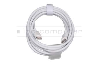 04071375 Huawei USB-C câble de données / charge blanc 1,80m (USB 2.0 Type C to C; 20V 3.3A)