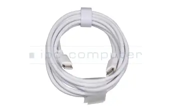 04071375 Huawei USB-C câble de données / charge blanc 1,80m (USB 2.0 Type C to C; 20V 3.3A)