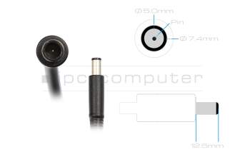 450-AGCM original Dell chargeur 180 watts mince
