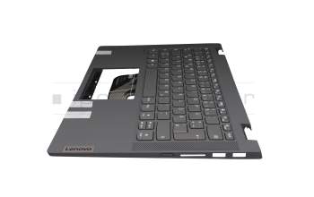 460.0MD0A.0001 original Lenovo clavier incl. topcase DE (allemand) gris foncé/gris (platinum grey)