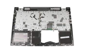 46M0CSCS000892 original Acer clavier incl. topcase DE (allemand) noir/argent avec rétro-éclairage
