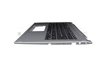 46M0MECS005114 original Acer clavier incl. topcase DE (allemand) noir/argent avec rétro-éclairage