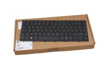 490.0EQ07.010G original HP clavier DE (allemand) noir/noir avec rétro-éclairage
