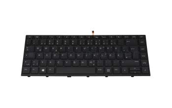 490.0EQ07.010G original HP clavier DE (allemand) noir/noir avec rétro-éclairage