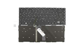 4H+N9S01.001 original Acer clavier DE (allemand) noir avec rétro-éclairage