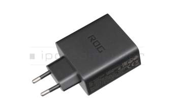 Chargeur USB-C 65 watts EU wallplug petit original pour Asus Zenfone 7 Pro (ZS671KS)