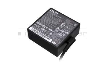 Chargeur USB-C 100 watts angulaire original pour MSI Prestige 14 A12UC (MS-14C6)