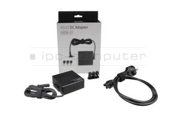 Chargeur 90 watts sans wallplug angulaire original incl. cordon secteur pour Asus VivoBook S15 S531FL