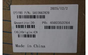 Lenovo 5A11K67870 AC_ADAPTER PD,140W,28/20~5V,3P,WW,CHY