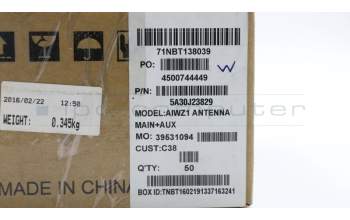 Lenovo ANTENNA Antenna C Z51-70 MAIN+AUX pour Lenovo IdeaPad 500-15ISK (80NT)
