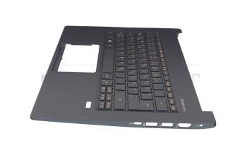 5AD1586600 original Acer clavier incl. topcase DE (allemand) anthracite/anthracite avec rétro-éclairage