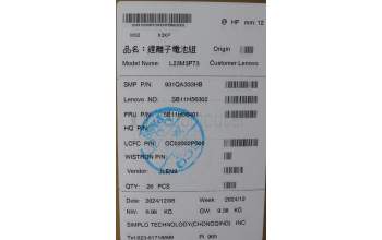 Lenovo 5B11H56401 BATTERY Internal, 3c 75Wh, LiIon, SMP