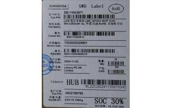 Lenovo 5B11M63871 BATTERY 4cell84Wh15.6V L23D4PF1 SD/W 30