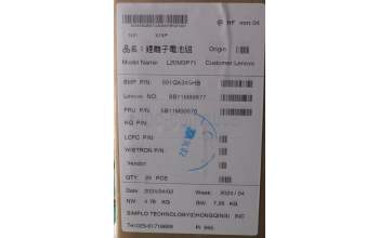 Lenovo 5B11M90076 BATTERY Internal, 3c 52.9Wh, LiIon, SMP