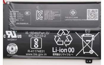 Lenovo 5B11N52219 BATTERY 4cell99.99Wh15.52VL21B4PE1 BYD/B