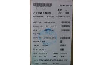 Lenovo 5B11P43271 BATTERY 4cell 70Wh 7.74V LL23M4PF3 SP/A