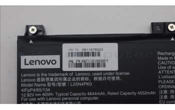 Lenovo 5B11S76523 BATTERY 4cell 60Wh 12.92V L25N4PK0 NT/A