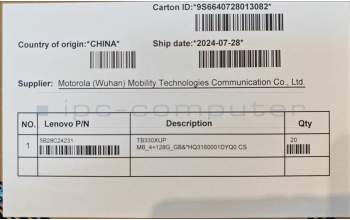 Lenovo 5B28C24231 TB330XUP MB_4+128G_GB&*HQ3160001DYQ0 CS