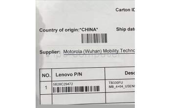 Lenovo 5B28C29472 TB330FU MB_4+64_USEN&*HQ3160001Q850 CS