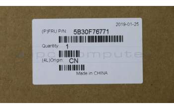 Lenovo 5B30F76771 BEZEL Hinge Cover W Flex2-14 Black