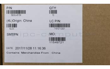Lenovo 5B30L45756 BEZEL ODD BEZEL L80T6 BLACK