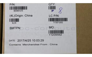 Lenovo 5B30M31275 BEZEL ODD BEZEL L80SV GUN METAL