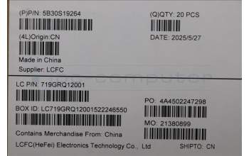 Lenovo 5B30S19264 BEZEL Bezel L 21U0 W/Tape*5