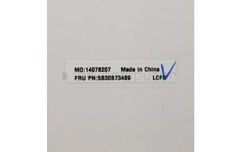 Lenovo 5B30S73489 BEZEL FRU BEZEL B_SHEET_W_CCD_MIC