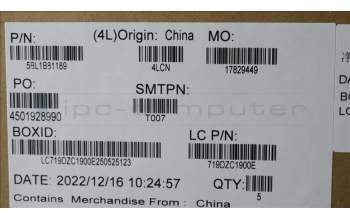 Lenovo 5BL1B81189 BZL_LGT Light box module,T580