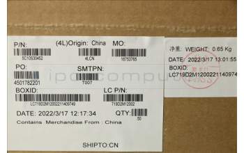 Lenovo 5C10S30452 CABLE Camera Cable L 82SV