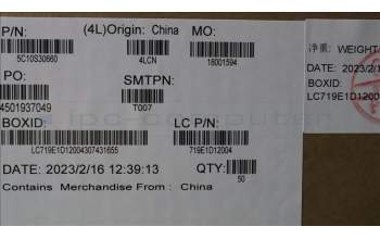 Lenovo 5C10S30660 CABLE Cable L 82YU I/O Cable LJYI